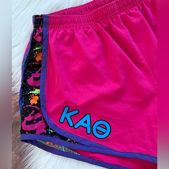 Kappa Alpha Theta Workout Shorts by Boxercraft-Size S - Picture 5 of 6